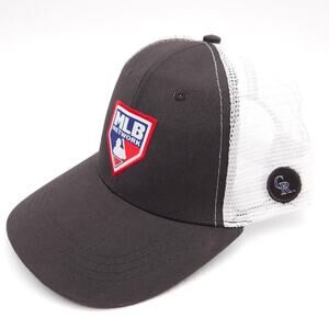 Colorado Rockies MLB Network Hat Mesh Snapback Coors Field Stadium Giveaway Cap‎